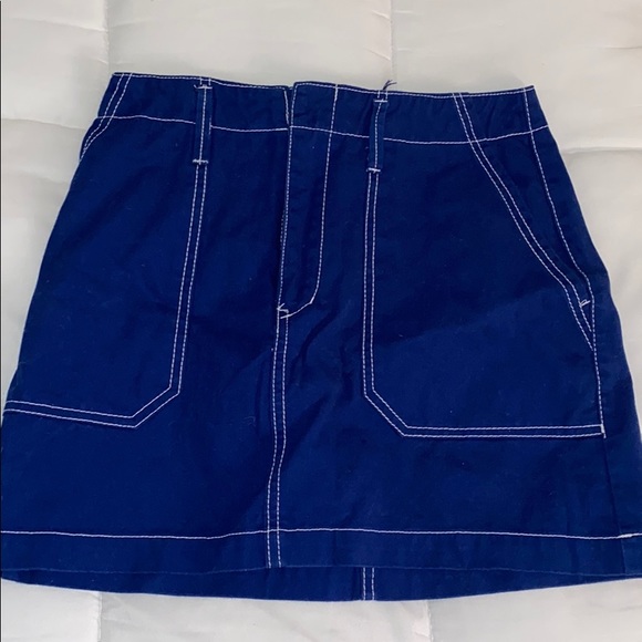 Blue Structured skirt - Picture 2 of 2